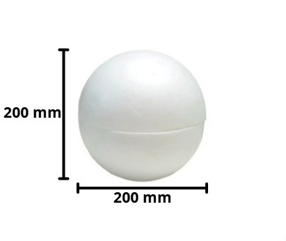 BOLA ISOPOR 200MM